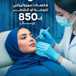 3 جلسات ميزوثيرابي للوجه أو الشعر